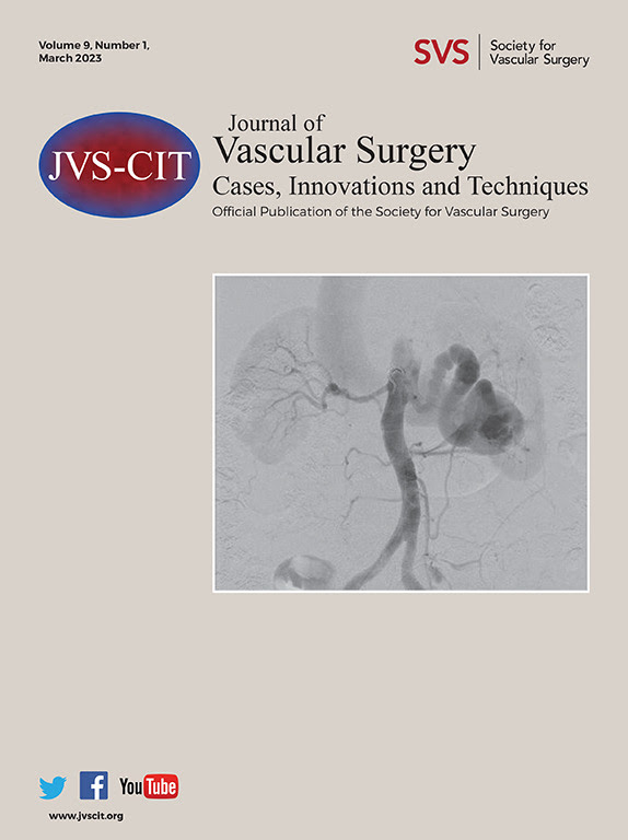 Journal of Vascular Surgery - Cases, Innovations and Techniques