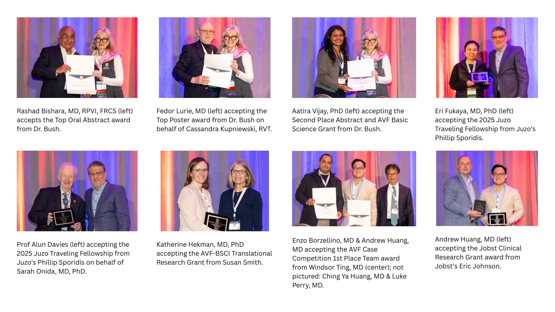 VENOUS2025 Awardees